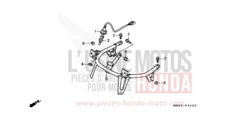 COWL STAY (GL1500J/K) GL1500J de 1988